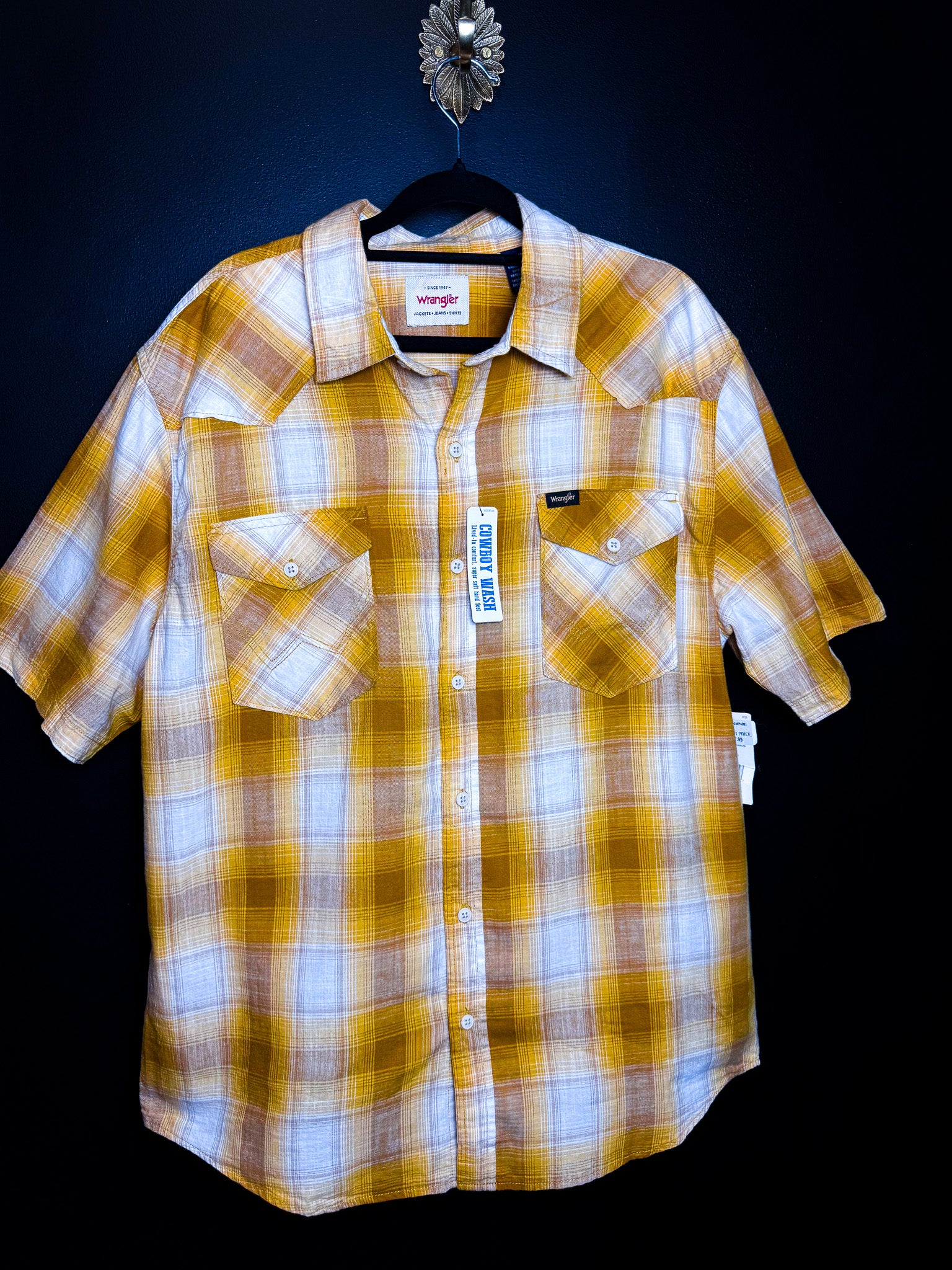 Wrangler Short Sleeve Button Down