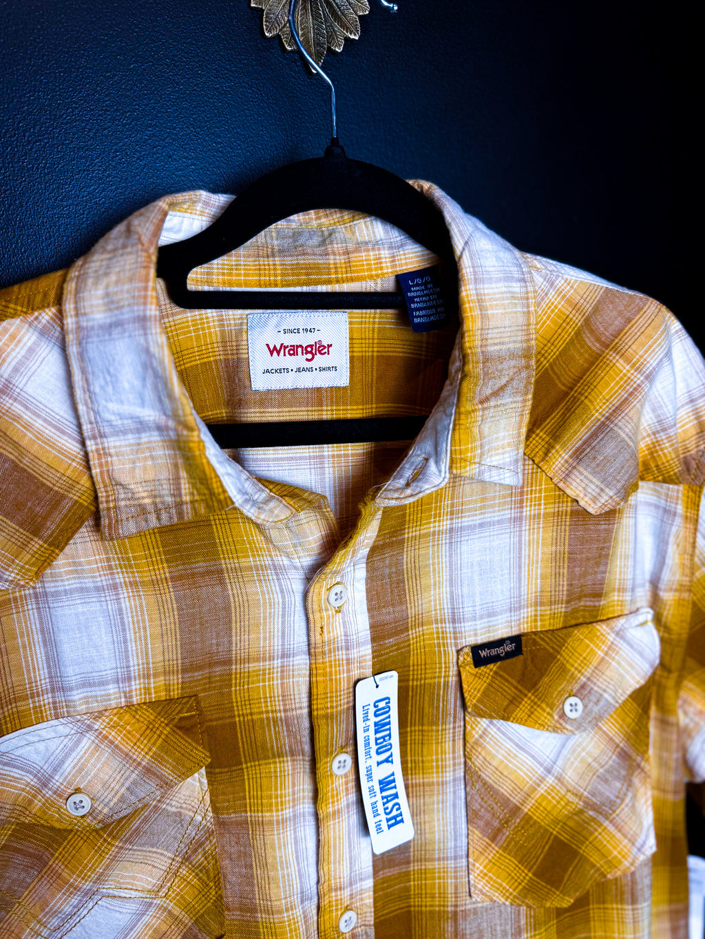 Wrangler Short Sleeve Button Down