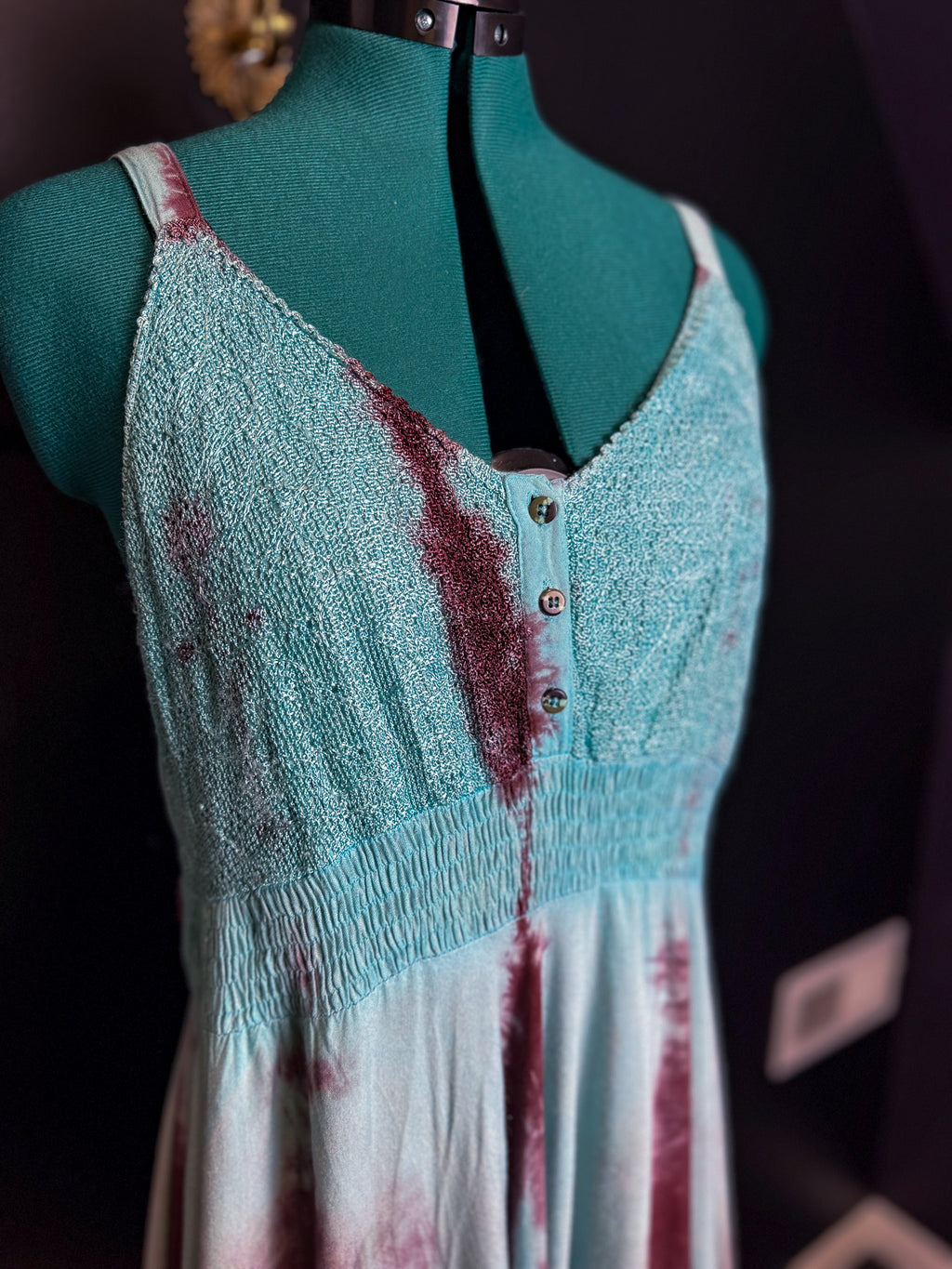 Smocked Waist Tie Dye Sundress