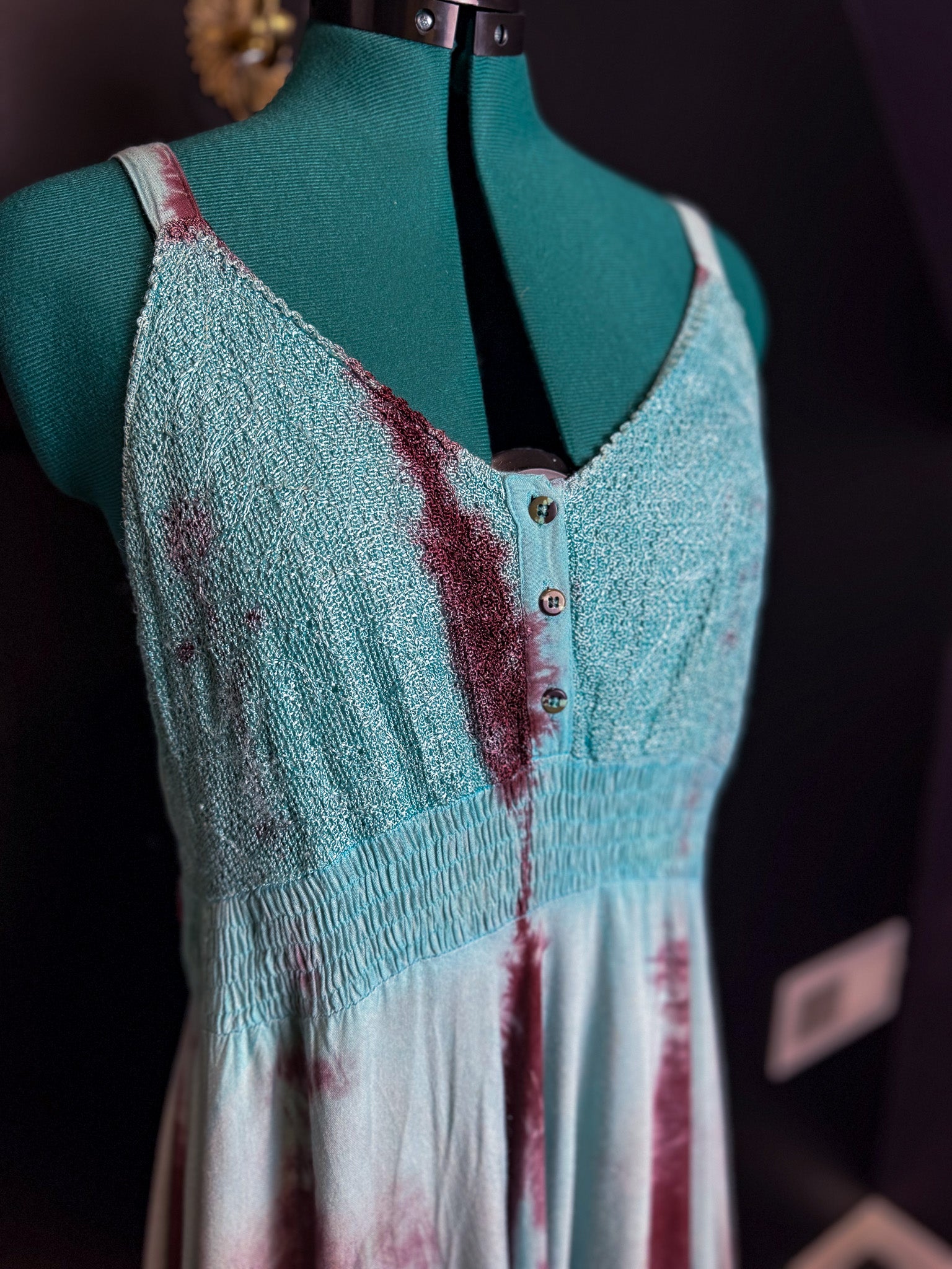 Smocked Waist Tie Dye Sundress