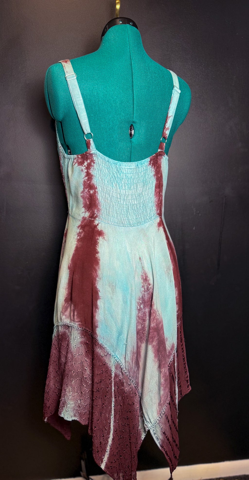 Smocked Waist Tie Dye Sundress
