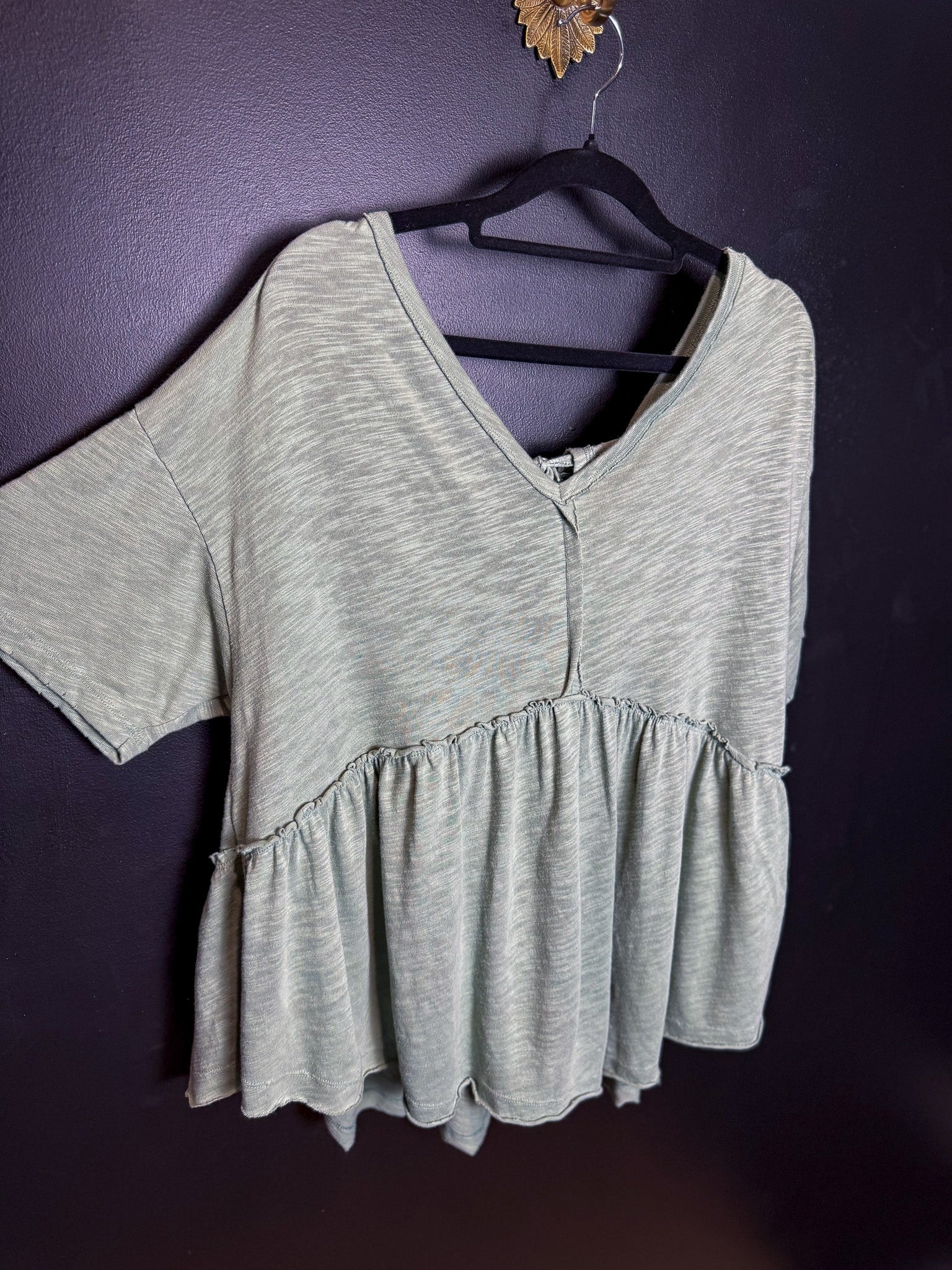 AE Sage Green Babydoll T