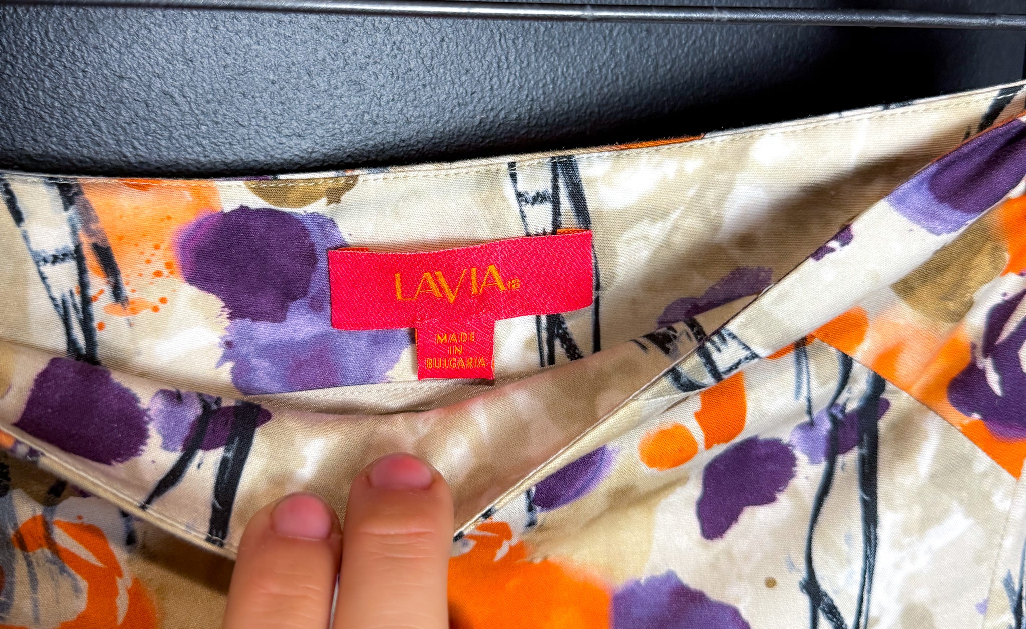 Lavia Watercolor Pleated Midi Skirt