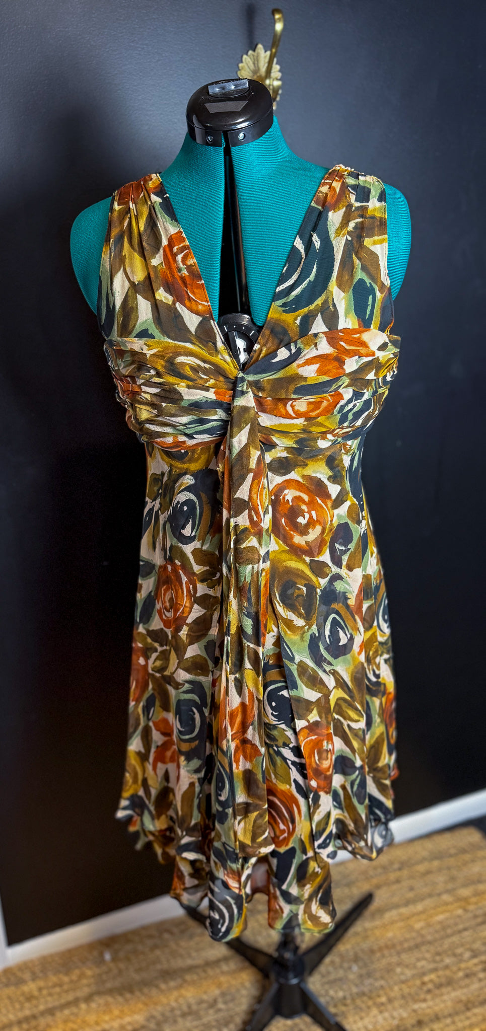 Donna Ricco Floral Zip Dress