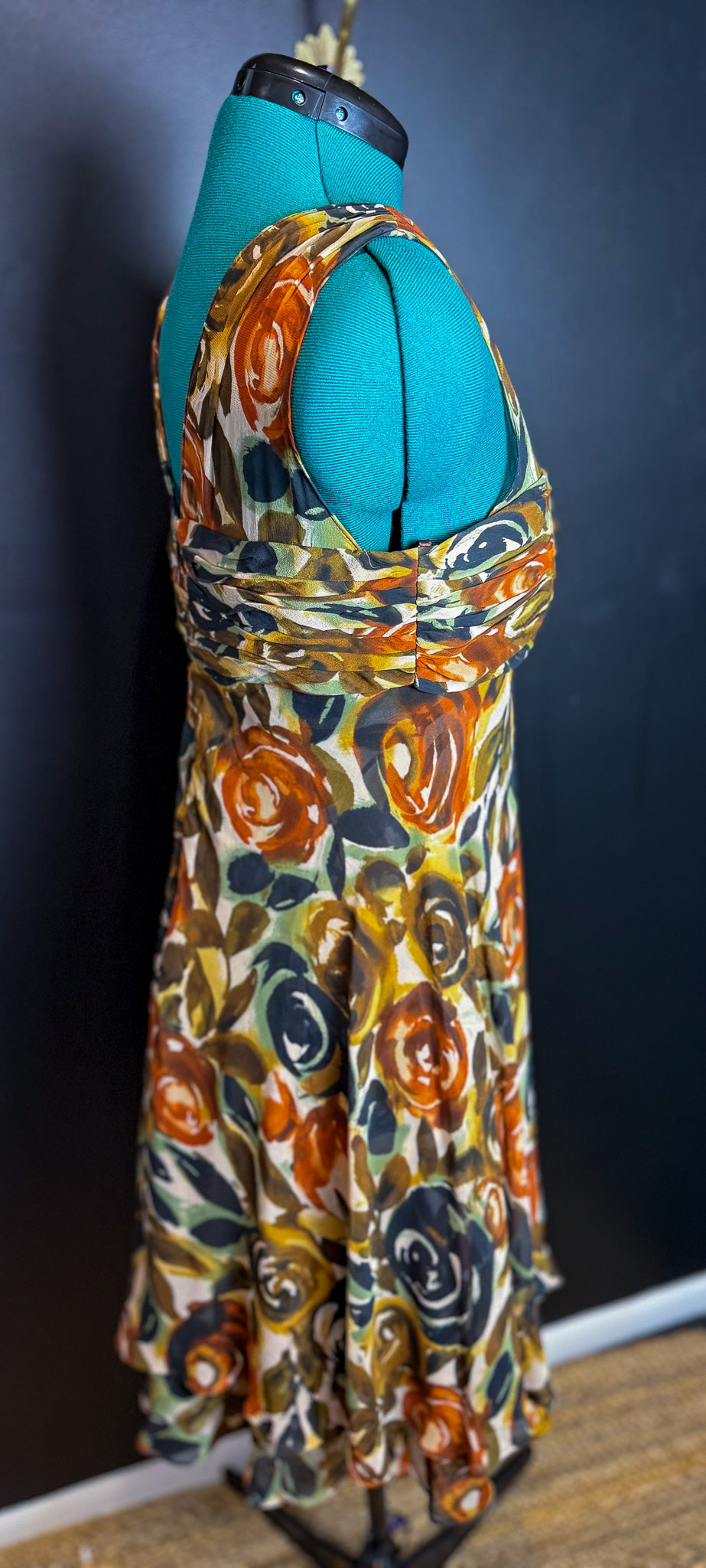 Donna Ricco Floral Zip Dress