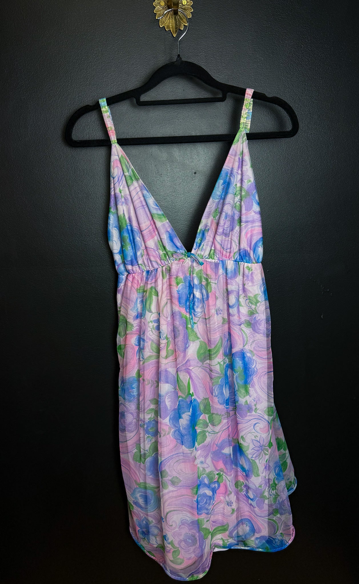 Pink and Blue Babydoll Nightgown