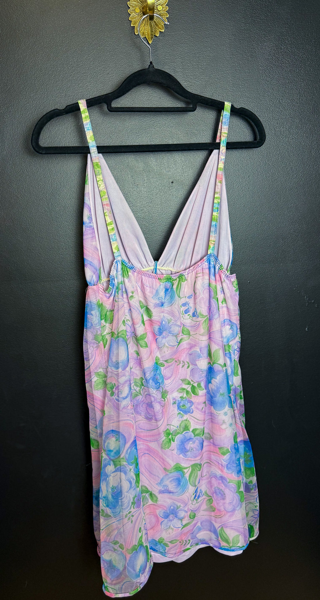 Pink and Blue Babydoll Nightgown