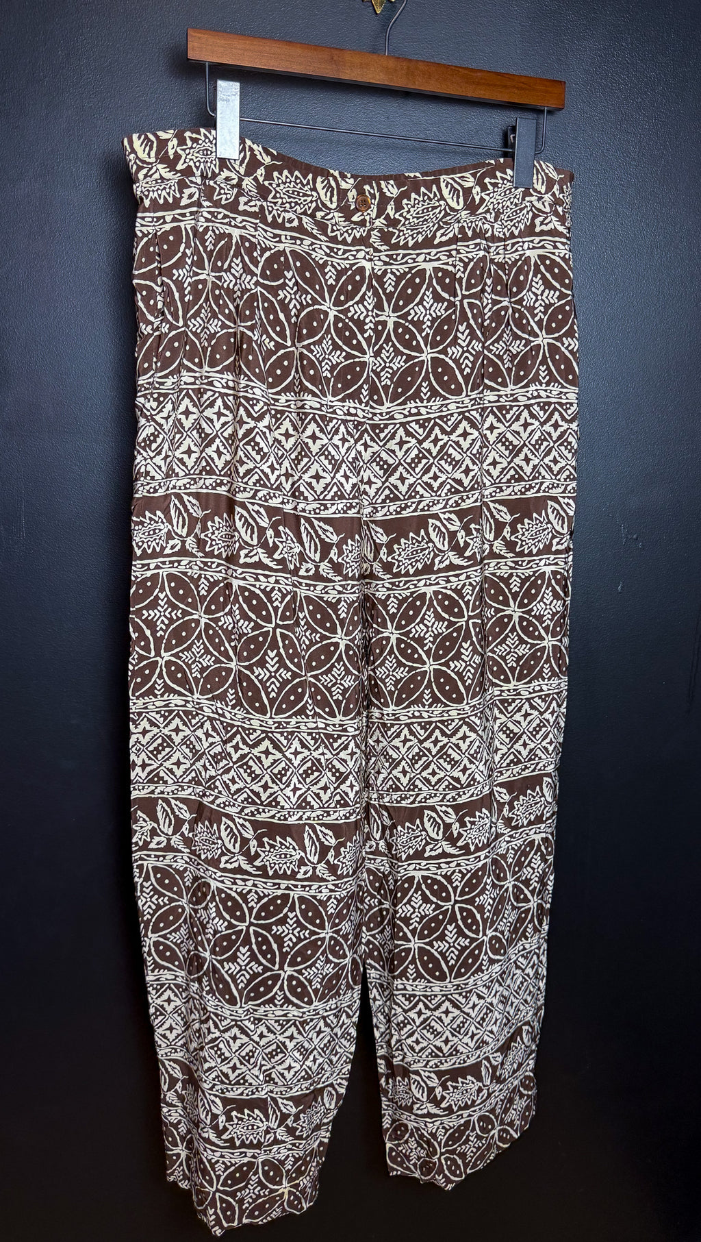 Vintage Printed Palazzo Pants