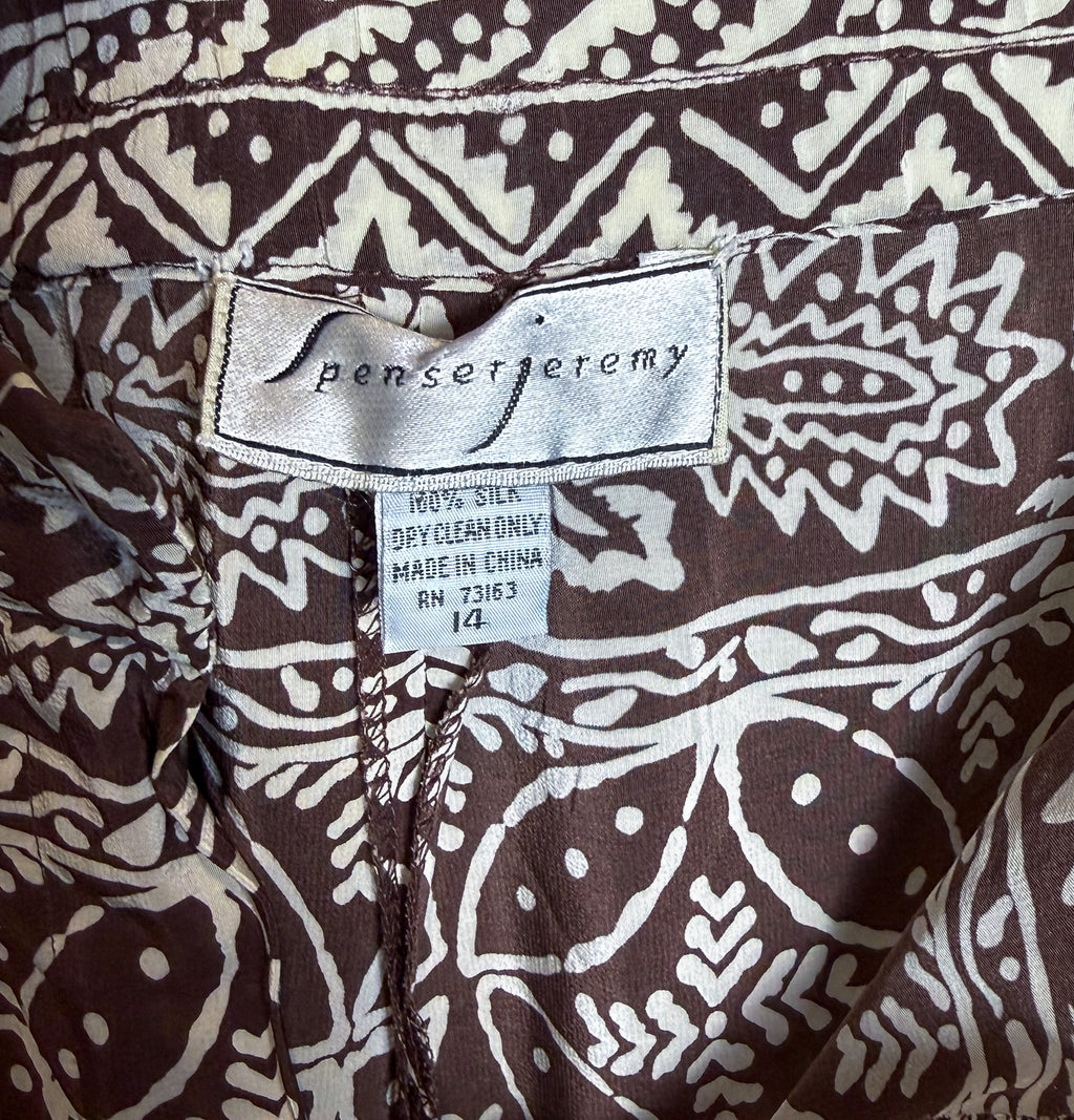 Vintage Printed Palazzo Pants