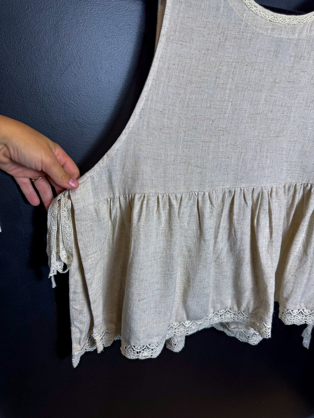 Upcycled Babydoll Tankl