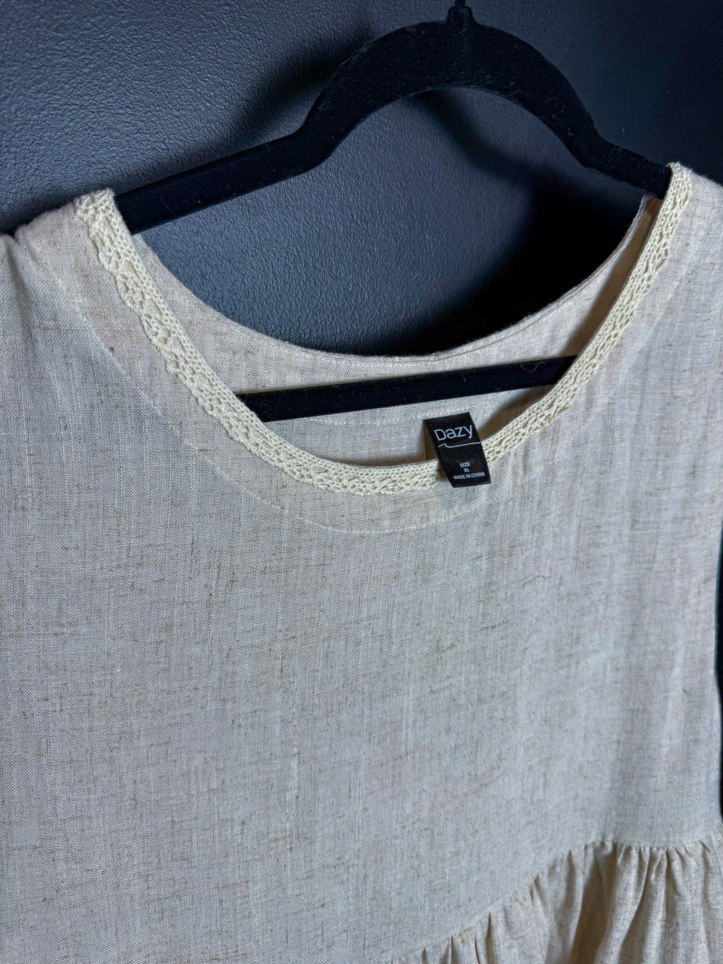 Upcycled Babydoll Tankl