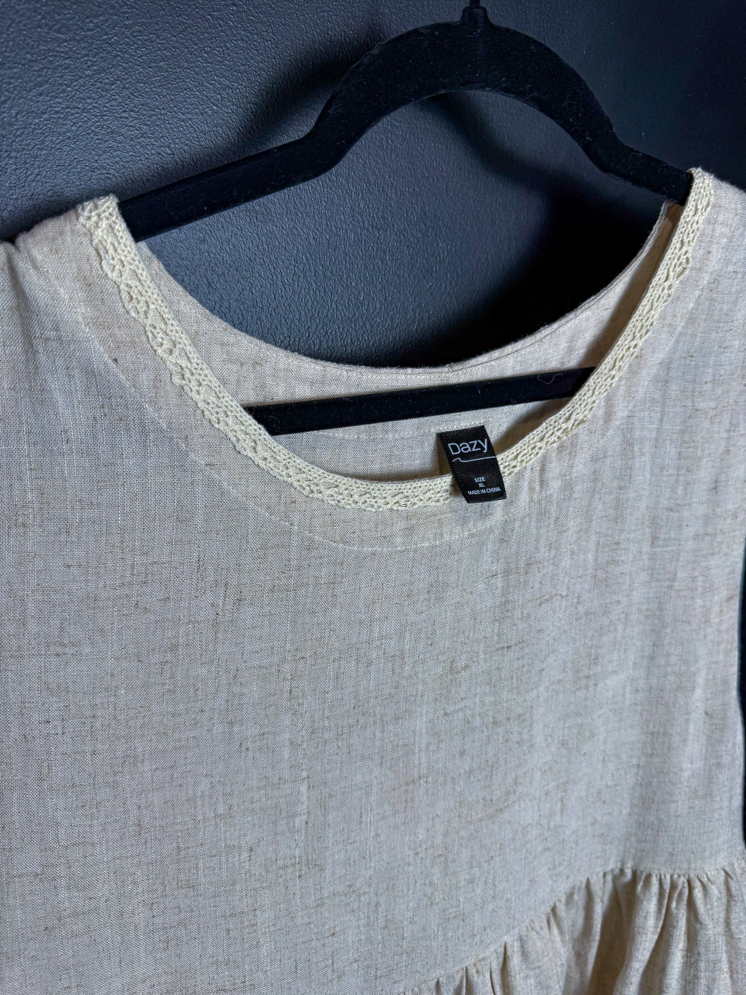Upcycled Babydoll Tankl