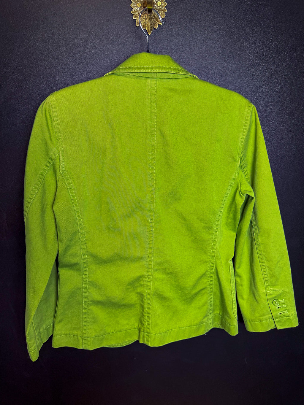 Pink and Green Buttoned Blazer