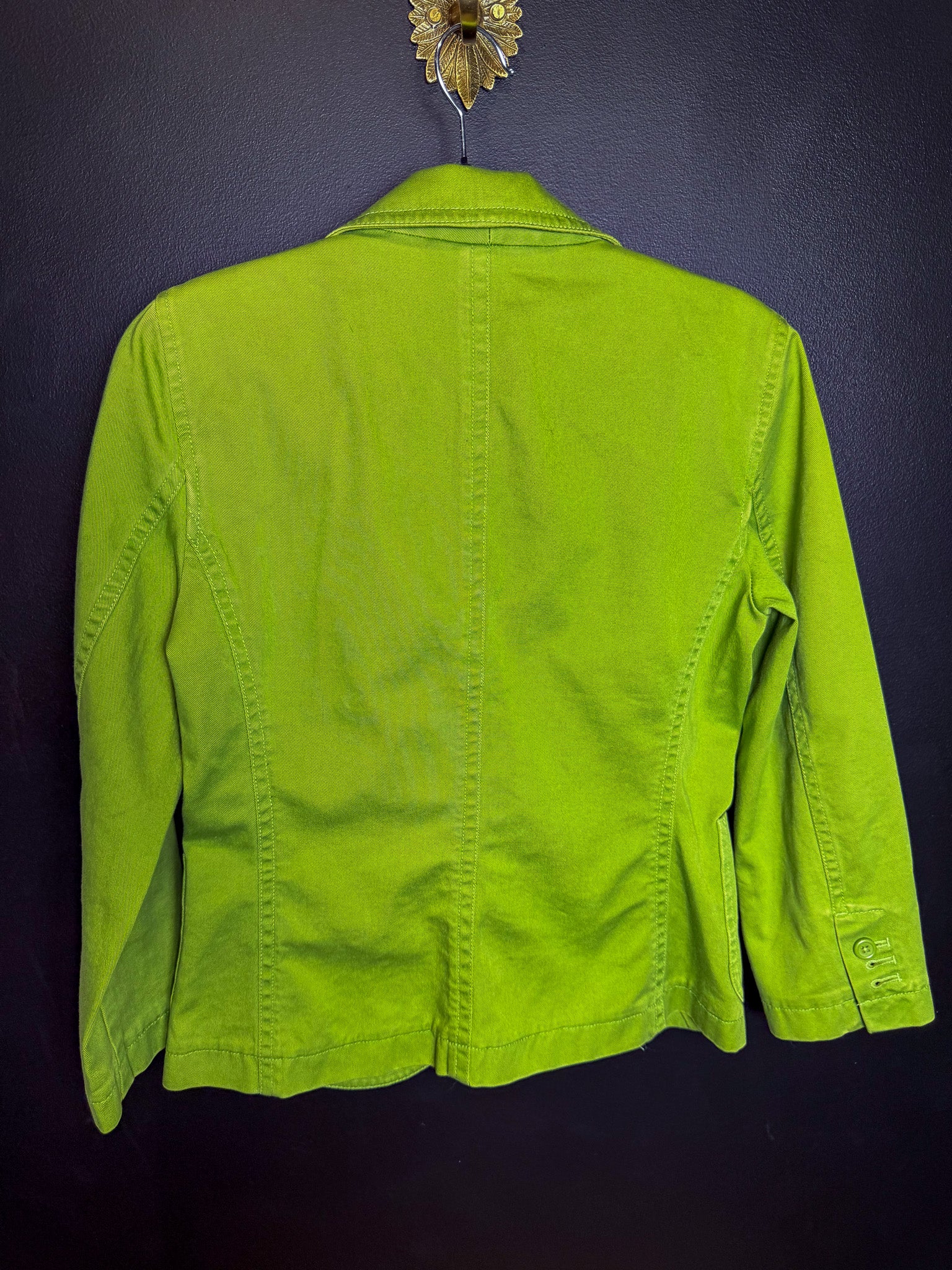 Pink and Green Buttoned Blazer