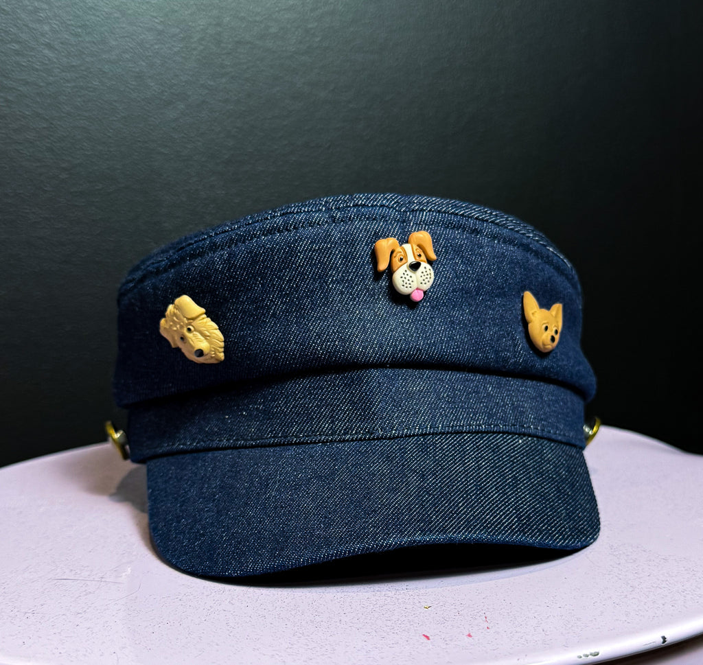 Upcycled Shorteralls + Matching Hat Set