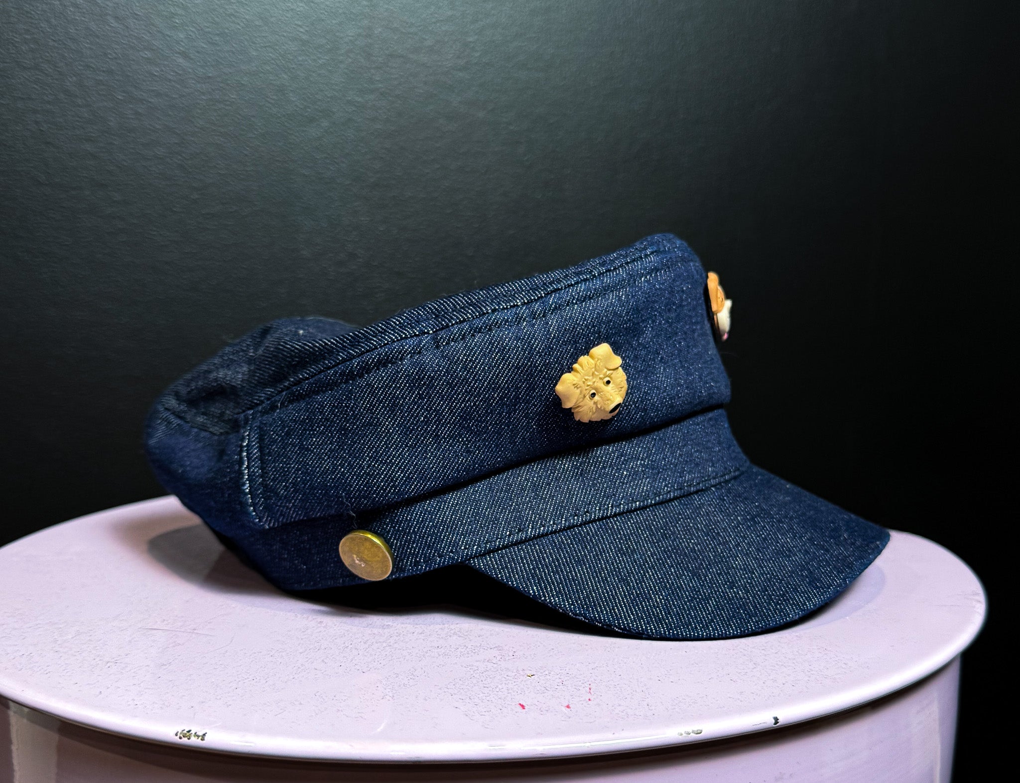 Upcycled Shorteralls + Matching Hat Set