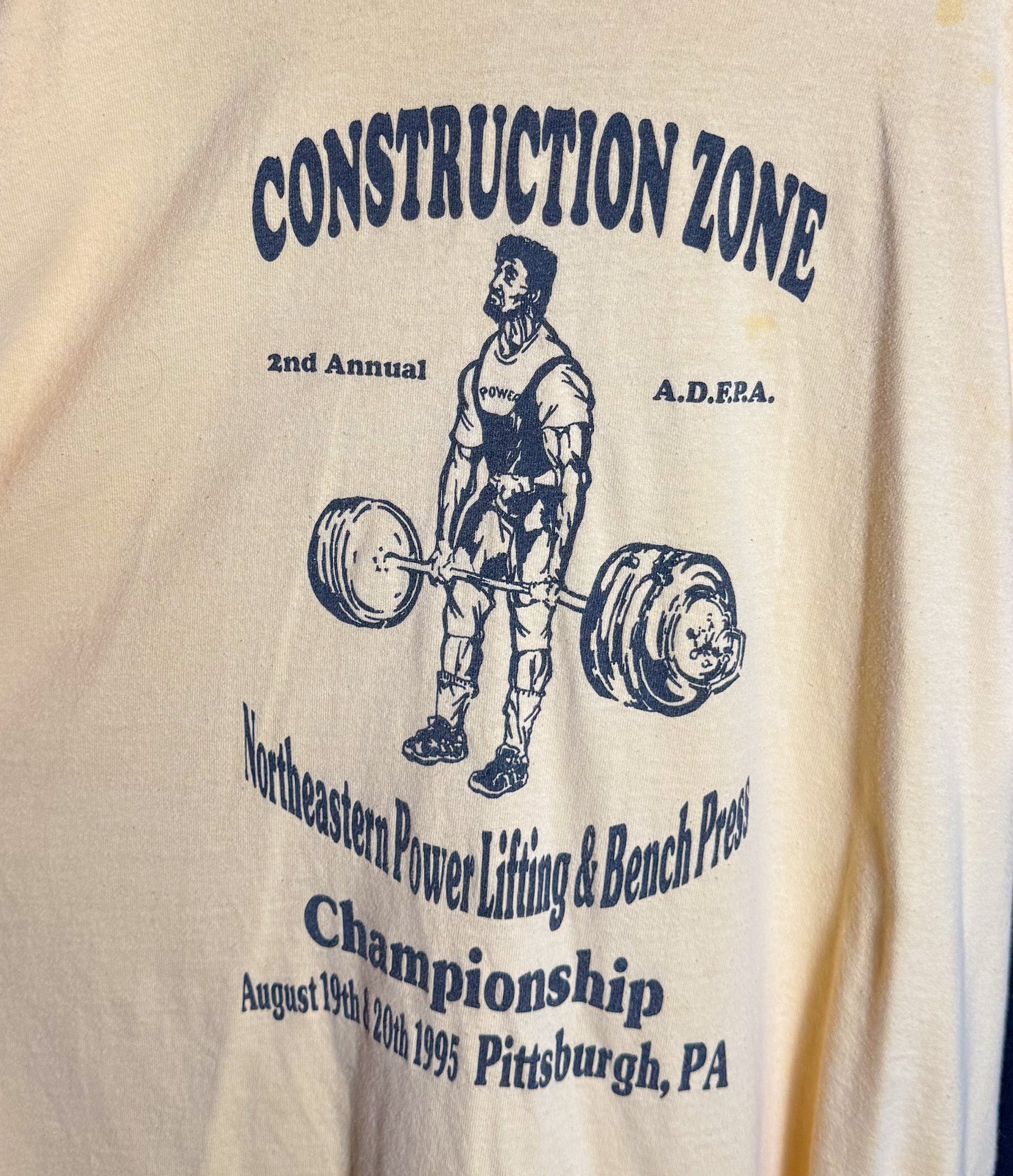 1995 Construction Zone Powerlifting Championship T