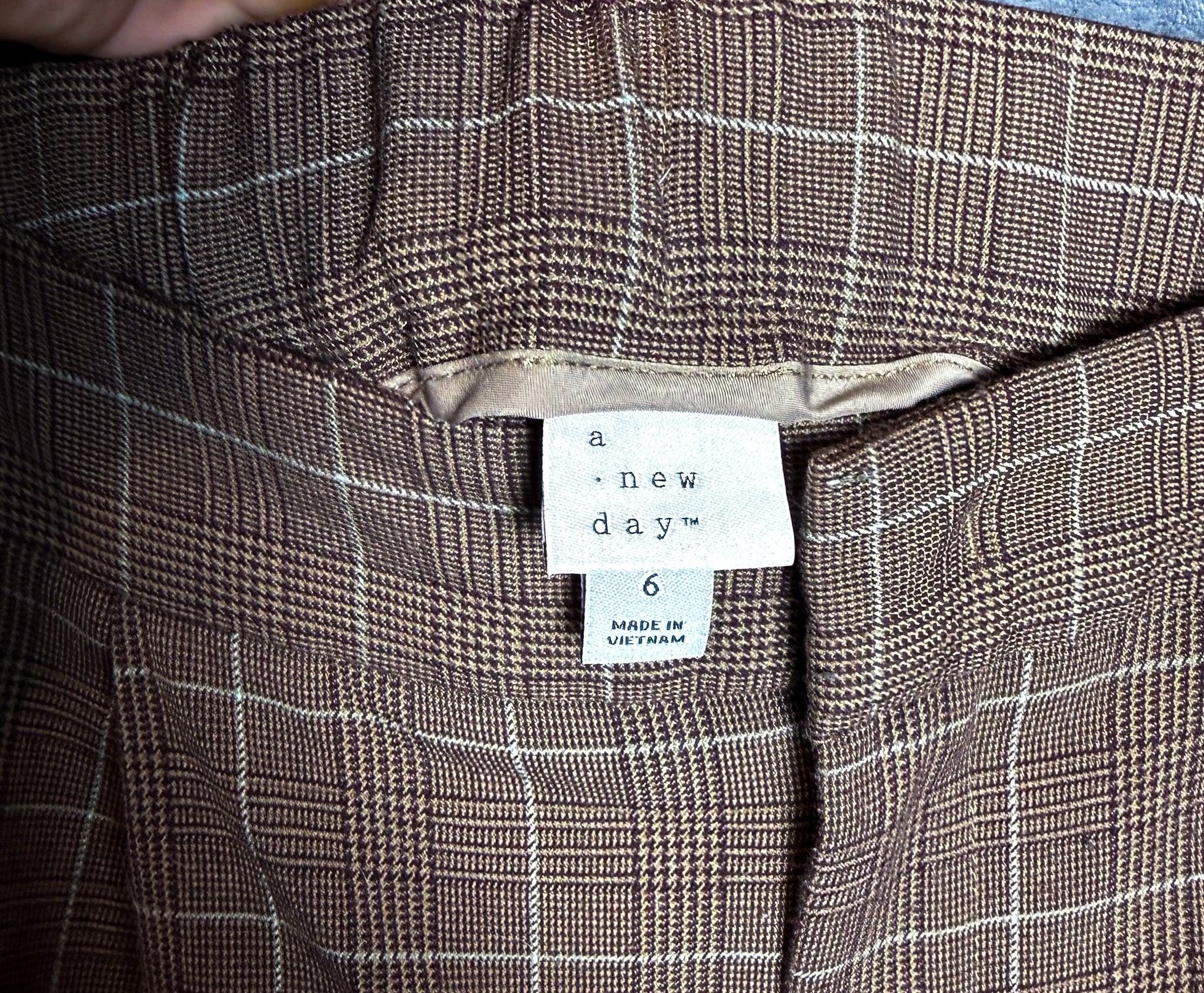Plaid Work Joggers