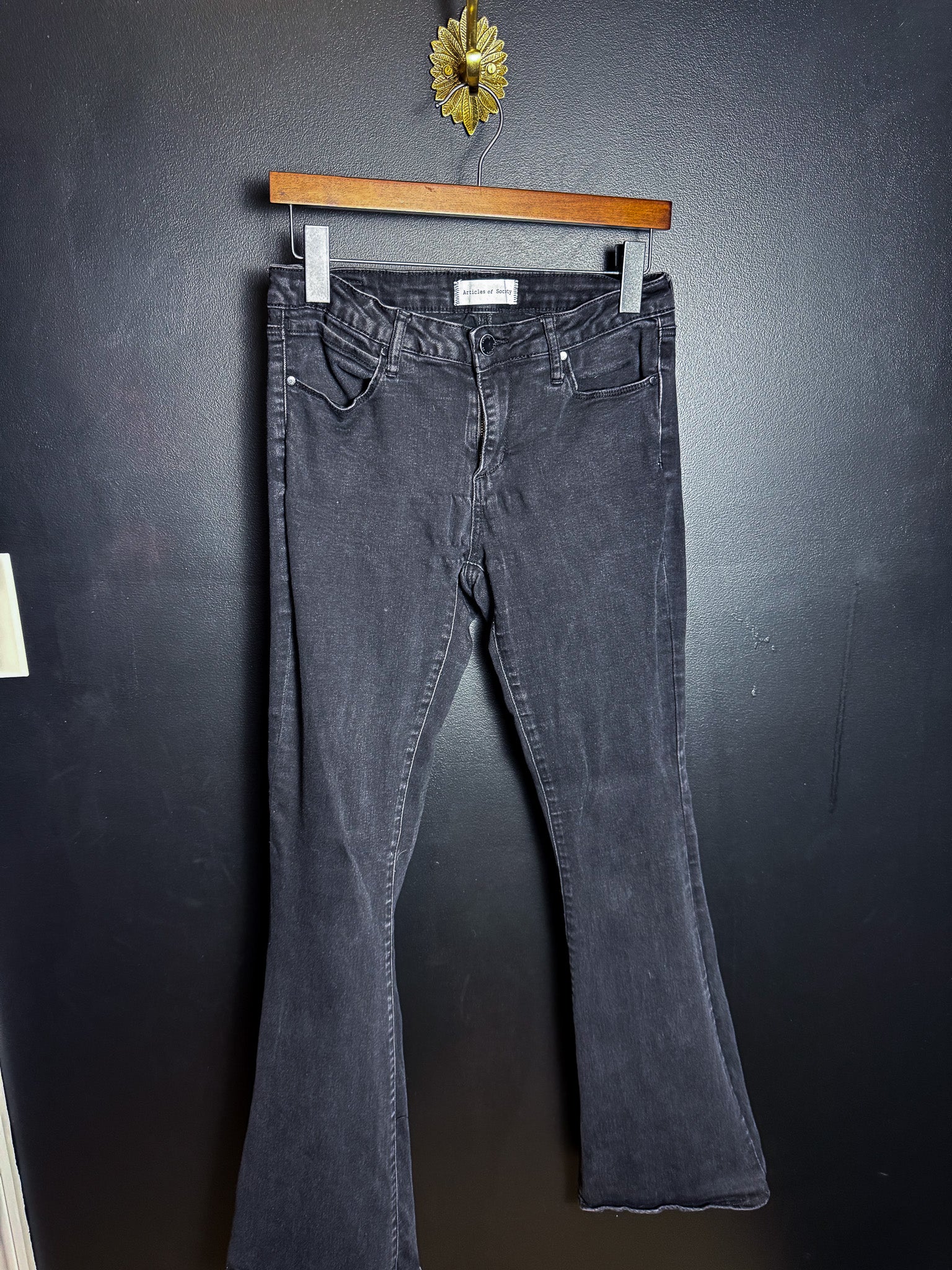 Low Rise Black Flares