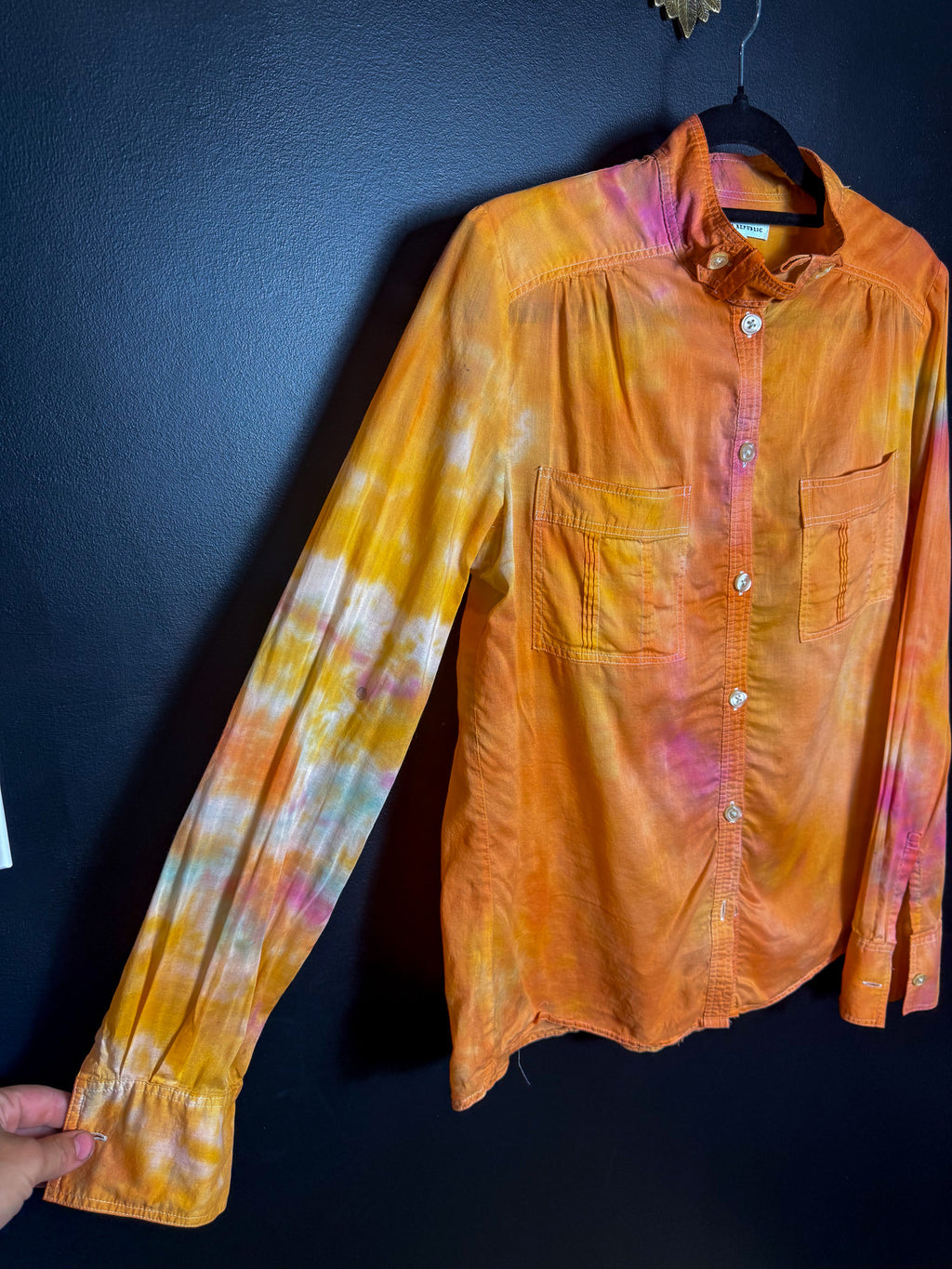Tie Dye Banana Republic Button Down