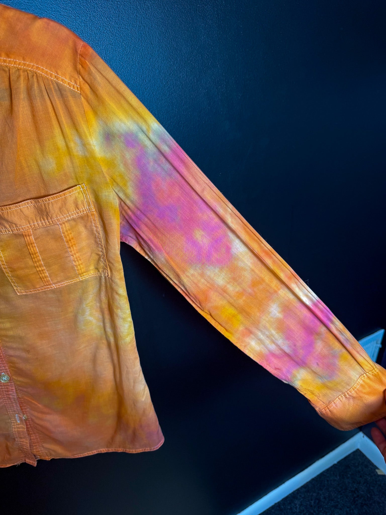 Tie Dye Banana Republic Button Down