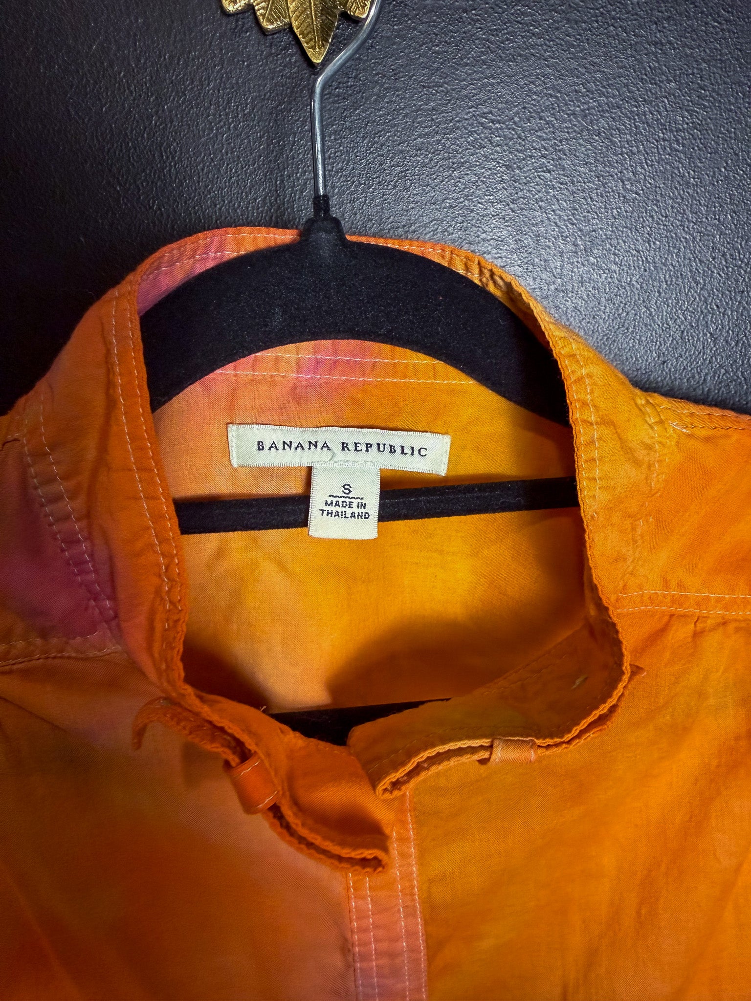 Tie Dye Banana Republic Button Down