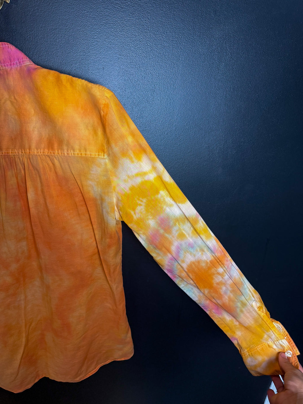 Tie Dye Banana Republic Button Down