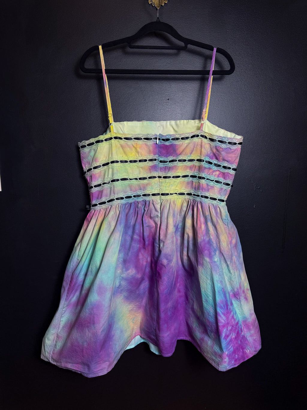 Tie Dyed Pink Lily Minidress