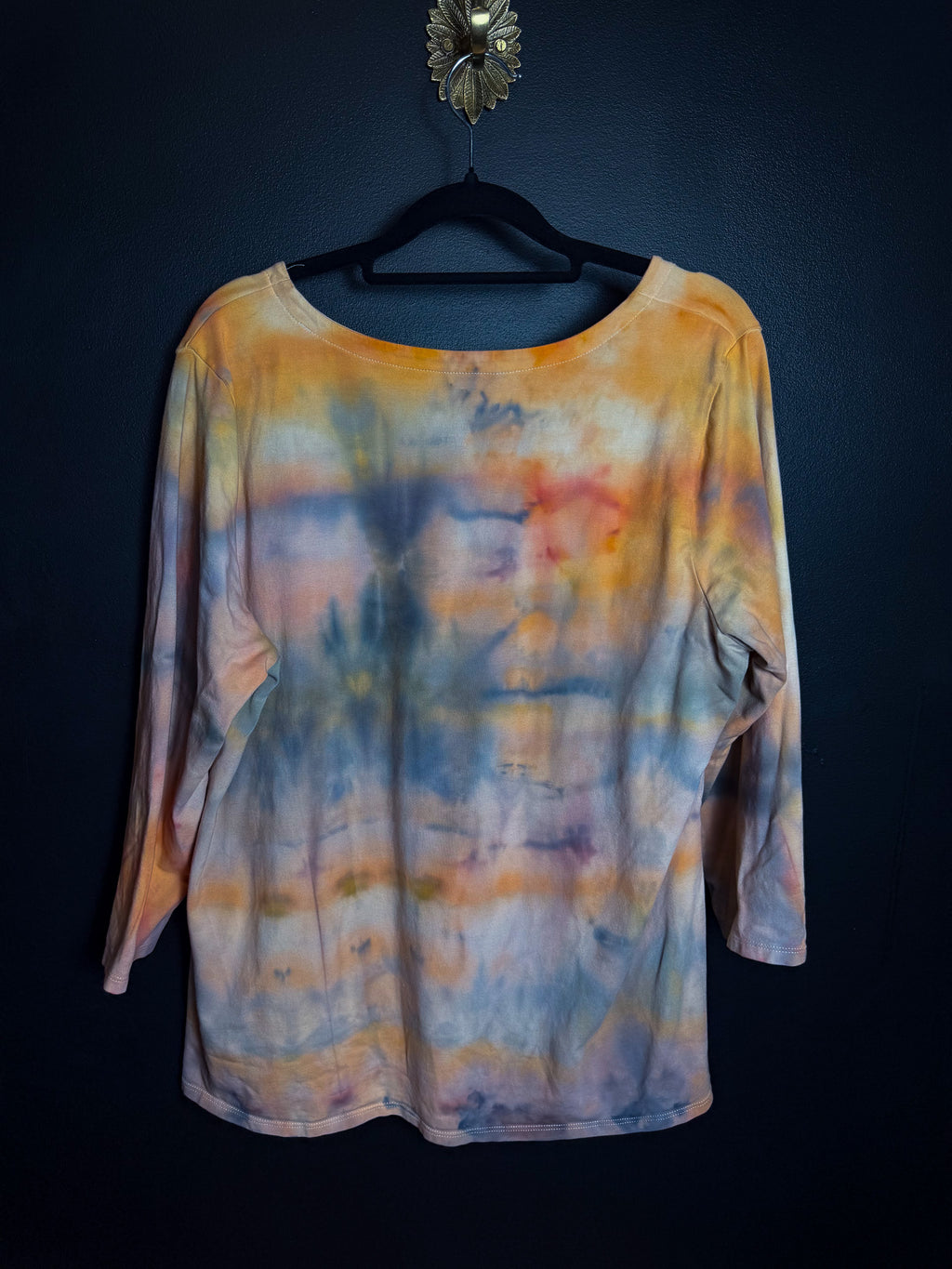 Tie Dyed 3/4 Sleeve top