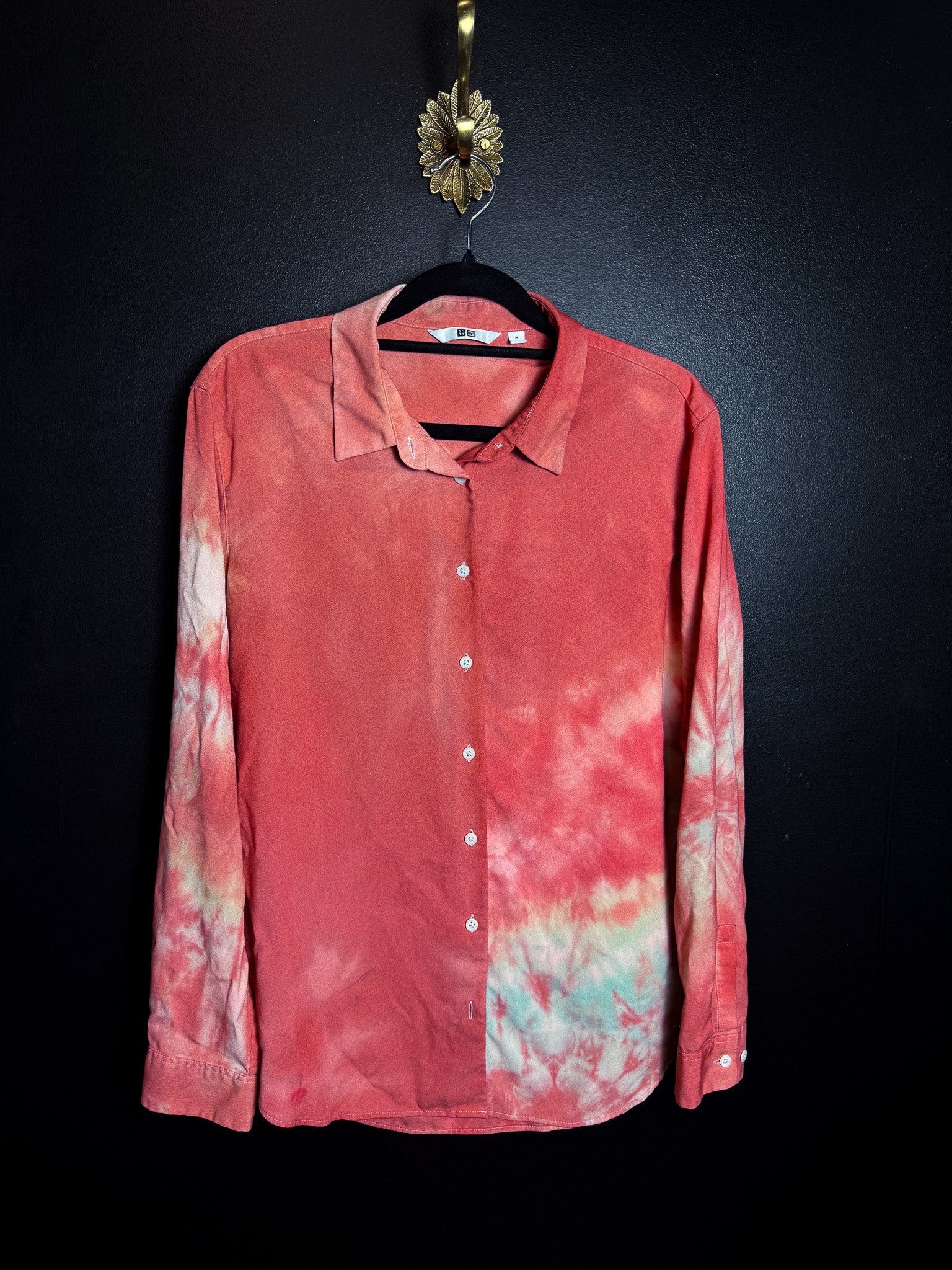 Tie Dyed UNIQLO Button Down