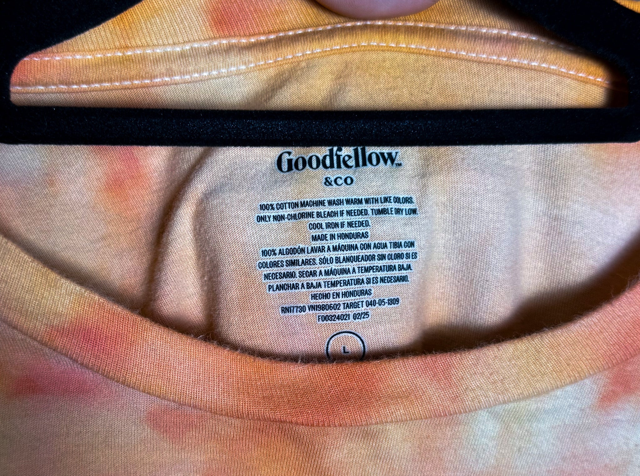Tie Dyed Goodfellows Tshirt